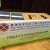 FS Training Course 2019 – Design & Installations, Inspections and Maintenance